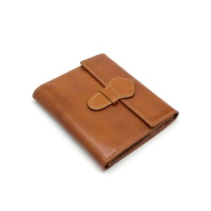 Billetera de cuero con solapa 206
