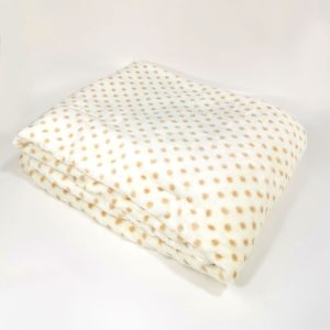 frazada microfibra cachemira puntitos