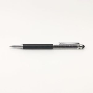 Bolígrafo stylus con cristales negros LZ240