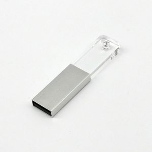 Pendrive Aluminio y Acrílico con Luz 8GB