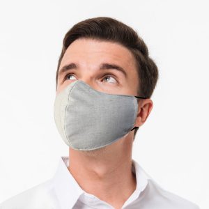 mascarilla con fibra de plata y antifluidos