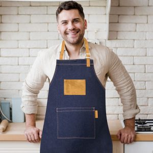 pechera mezclilla con reno personalizada - Empresas CTM