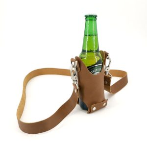 porta botella de cuero colgante empresasctm