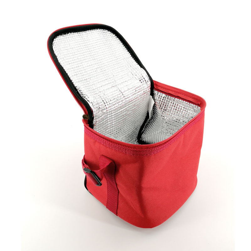 Bolso cooler rojo portable
