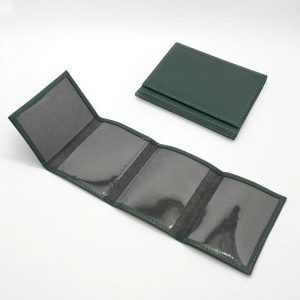 Porta documento verde