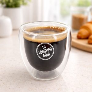 Vaso vidrio doble pared