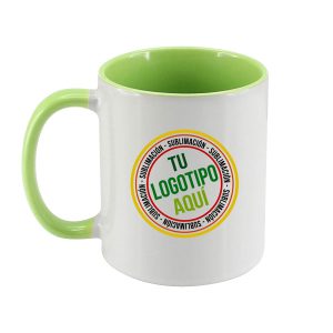 Tazón personalizado Bicolor Verde - Sublimación