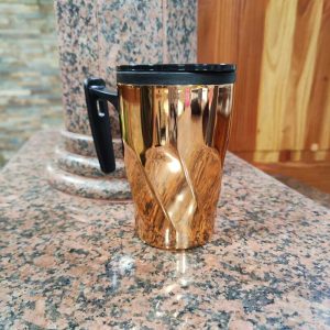 Mug Espiral Cobrizado de 340 ML