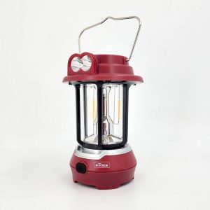 Lampara Solar Camping Roja